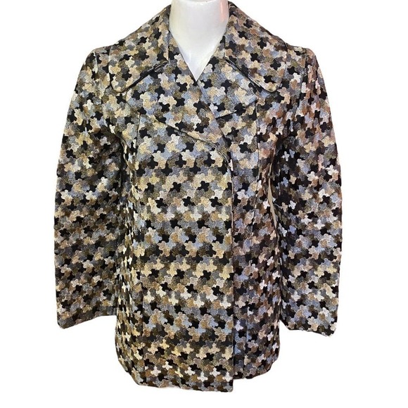 Ordinary People Puzzle Piece Jacket Made in Italy Size 38 - Picture 2 of 12